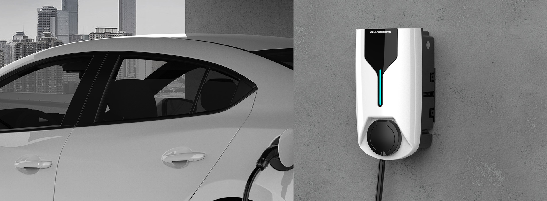 NKR-AC006 智能交流電動汽車家用充電器